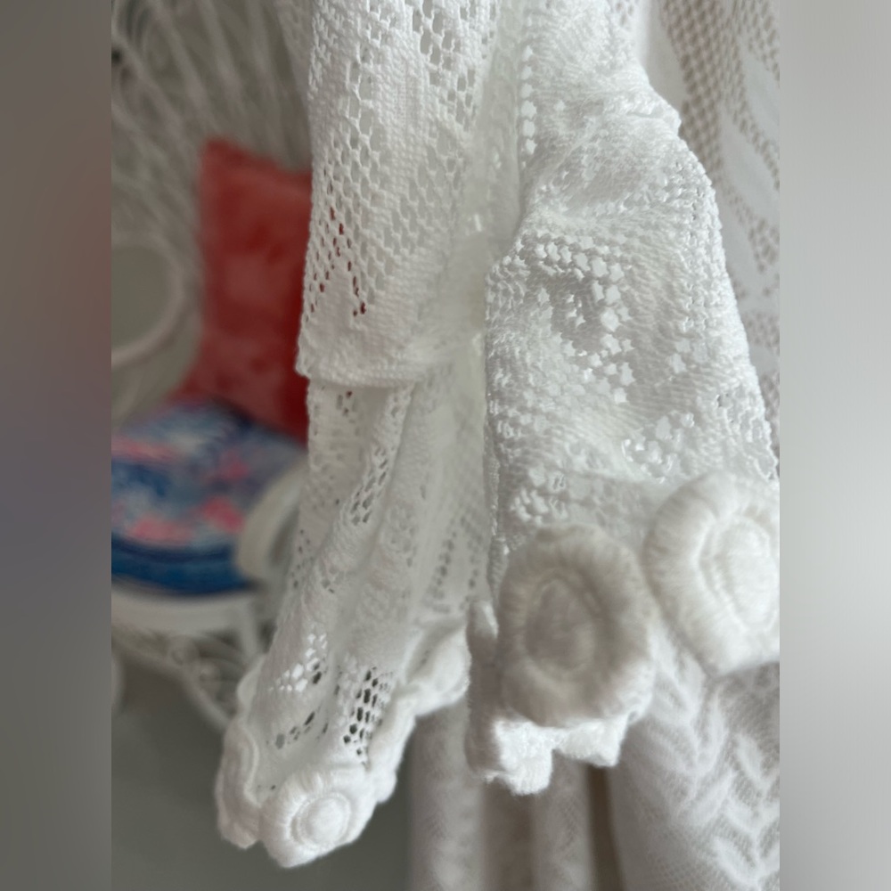 Lilly Pulitzer white off the shoulder lined dress S - Picture 2 of 6